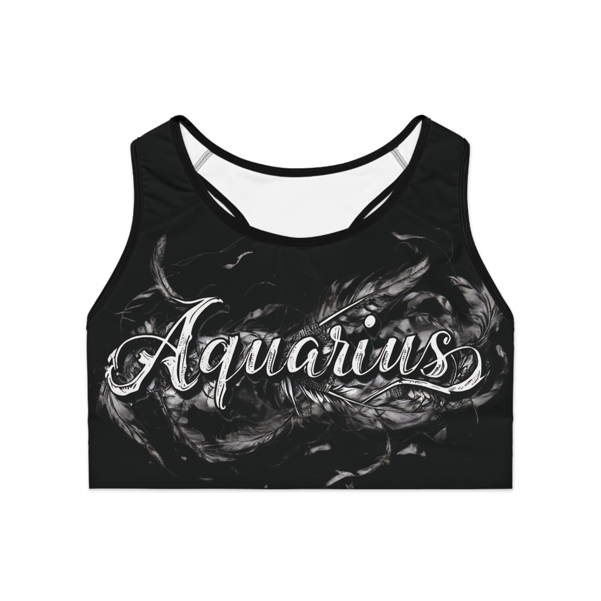 Aquarius Black Sports Bra Ver. 1