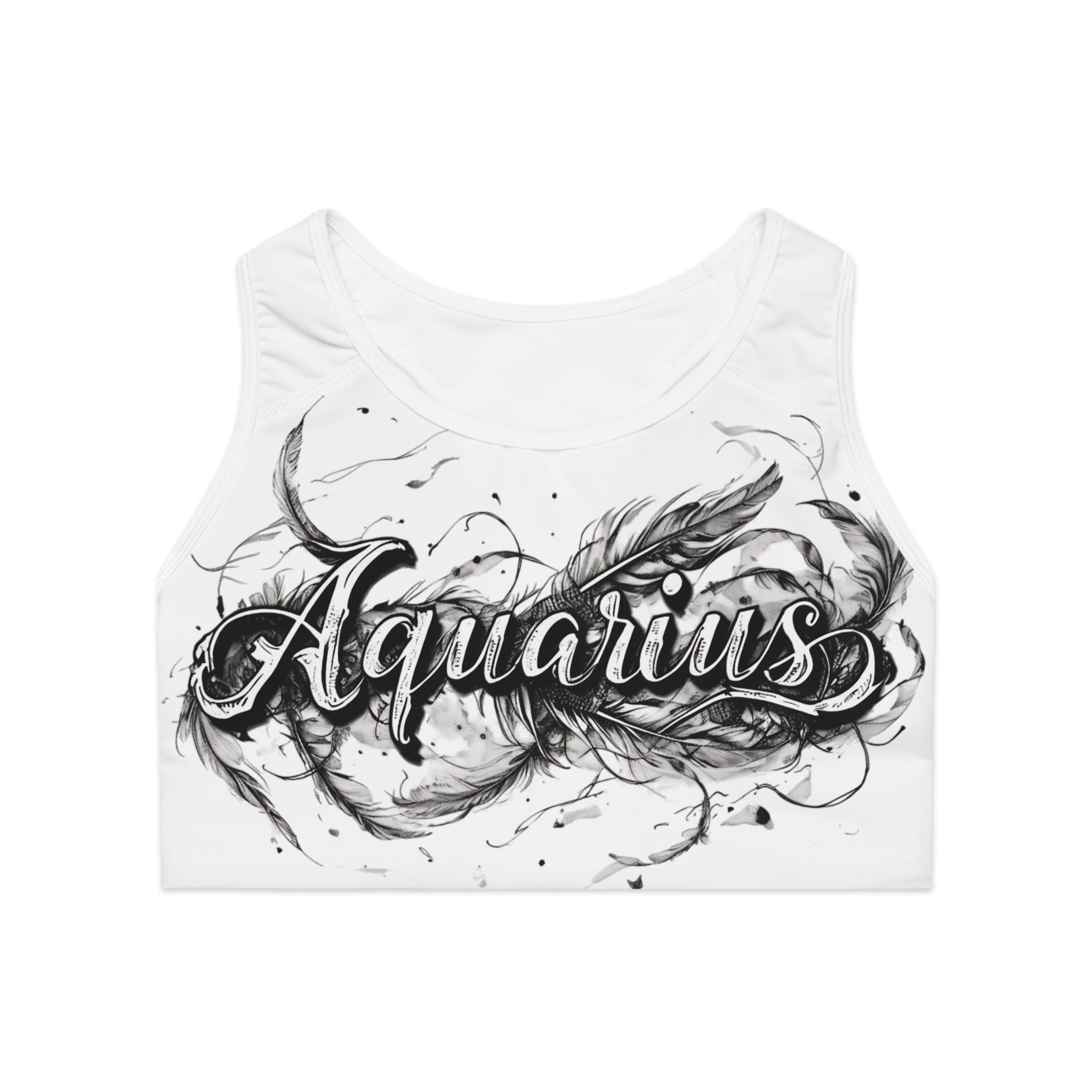 Aquarius White Sports Bra Ver. 1