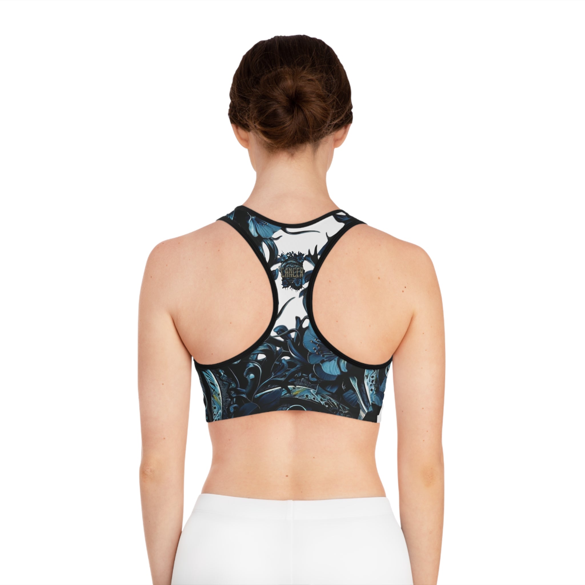 Cancer White Sports Bra Ver. 1