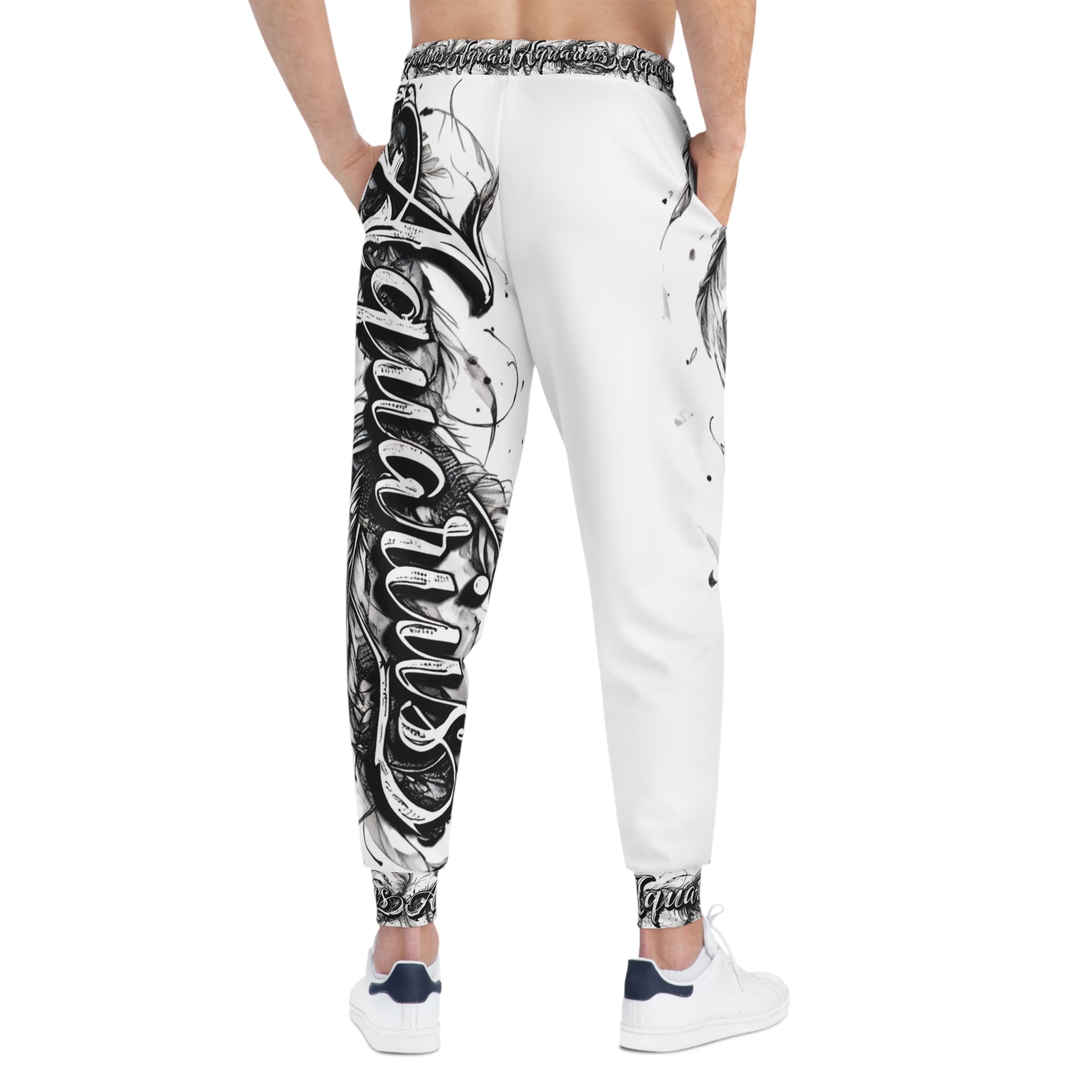 Aquarius White Athletic Joggers - Ver.1