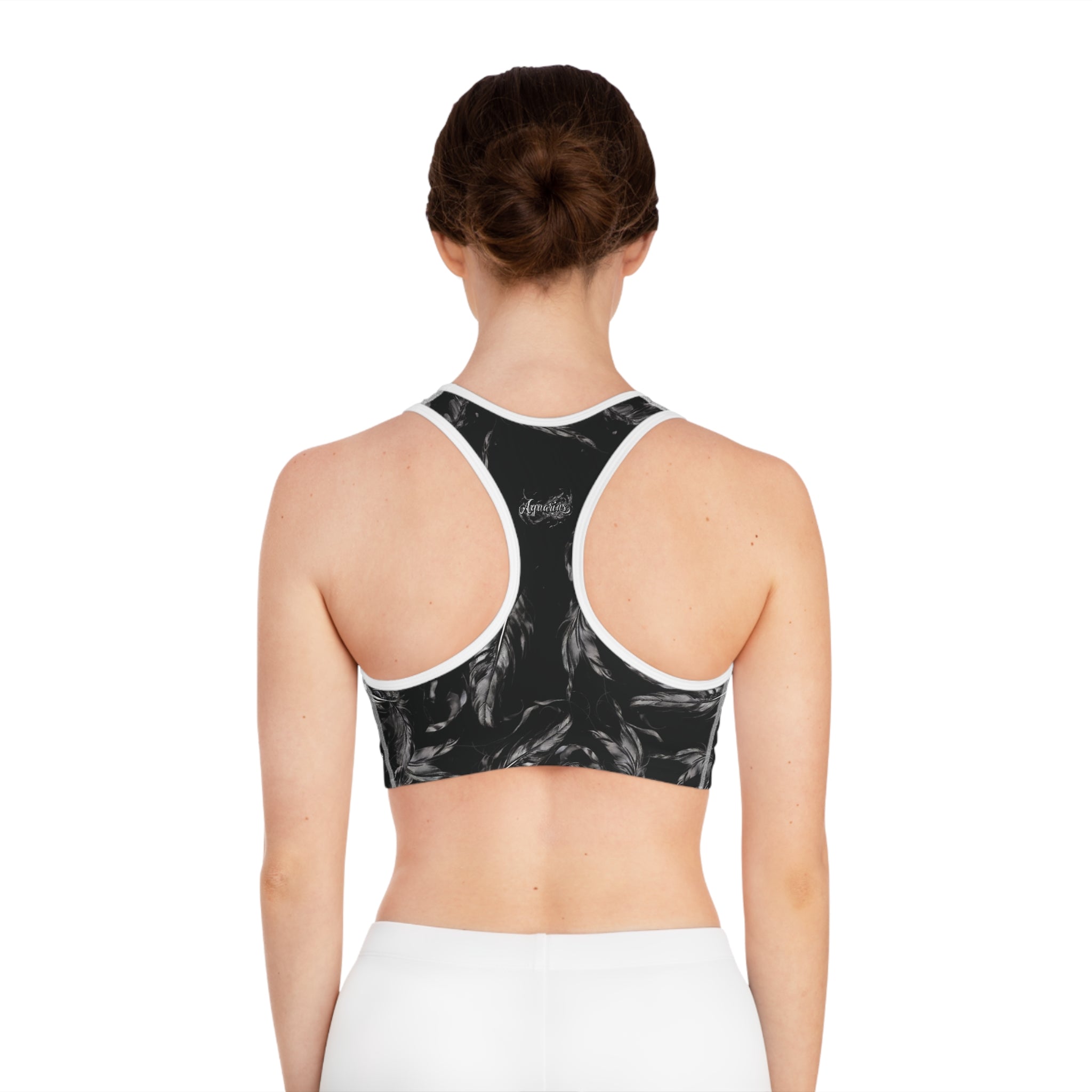 Aquarius Black Sports Bra Ver. 1