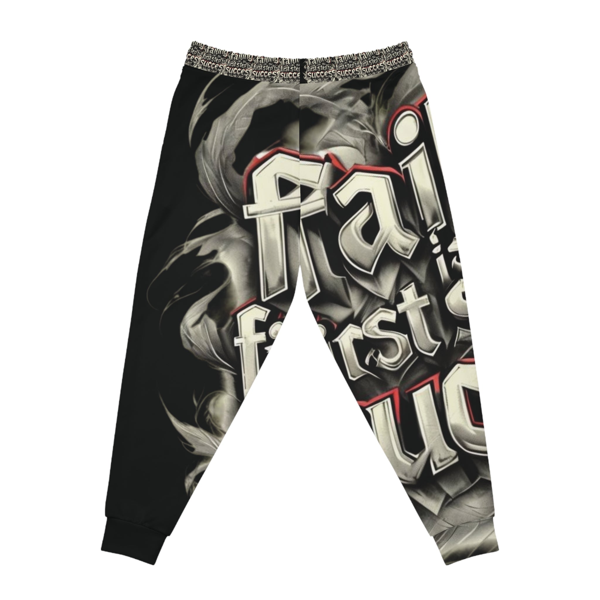 Success and Failure Black Athletic Joggers - Ver.2