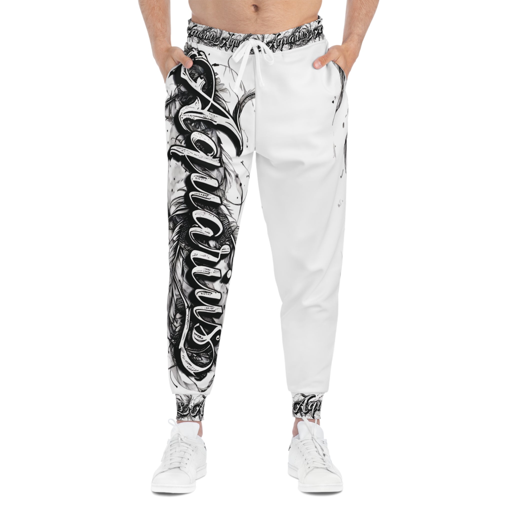 Aquarius White Athletic Joggers - Ver.1