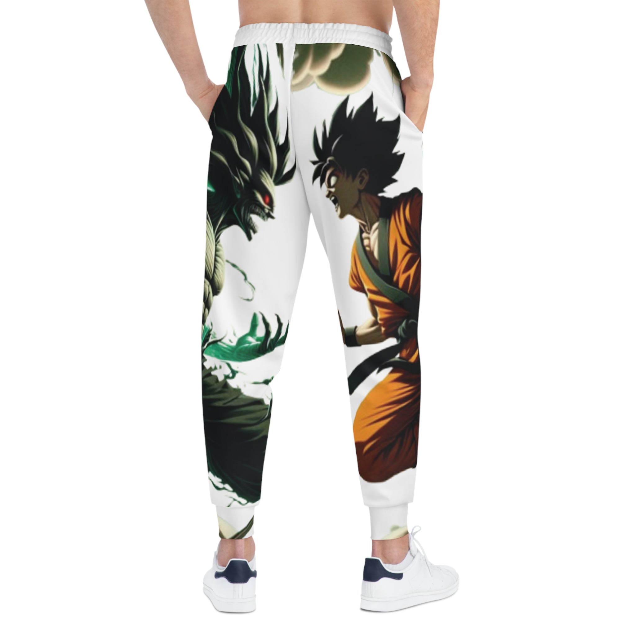 Ultamate Faceoff White Athletic Joggers
