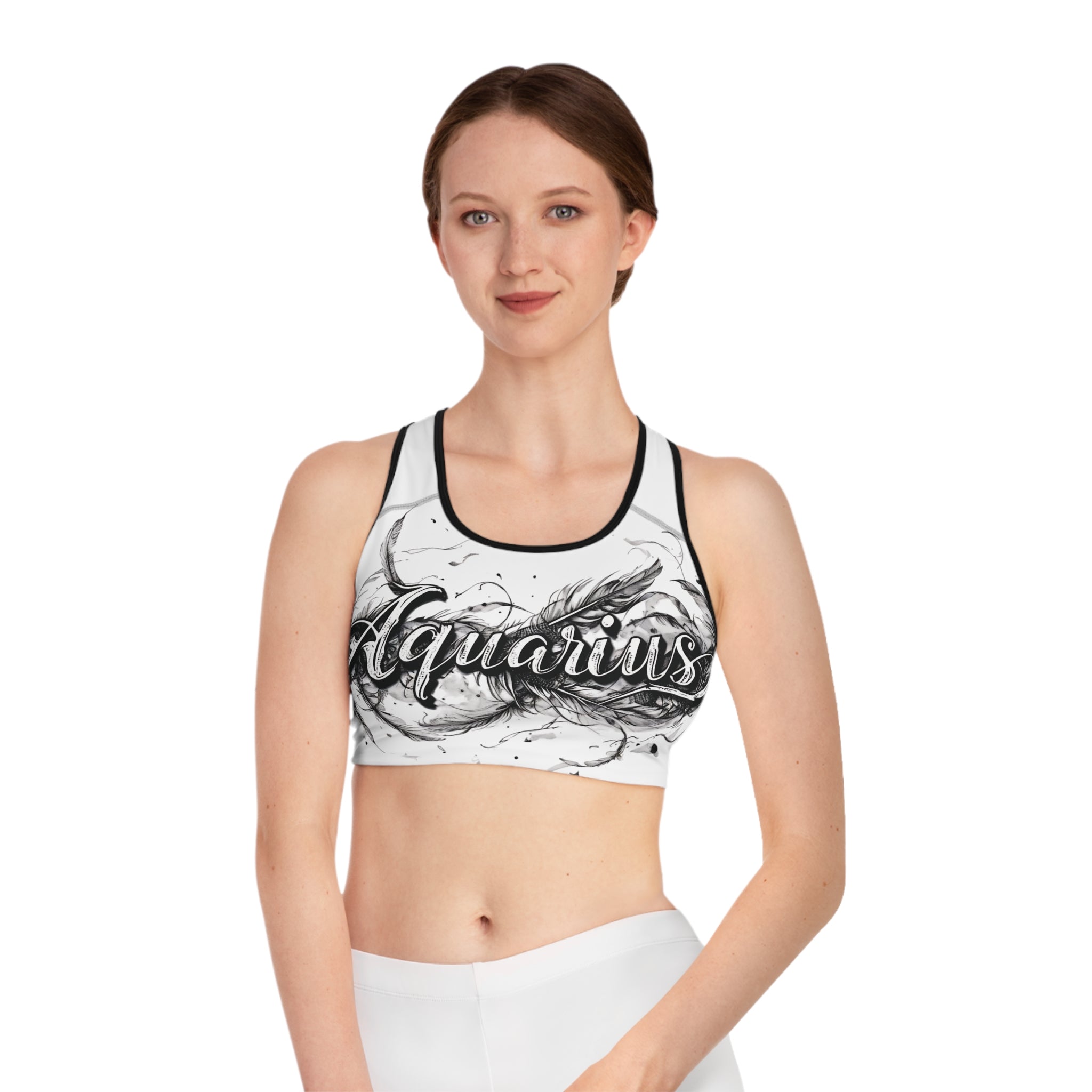 Aquarius White Sports Bra Ver. 1