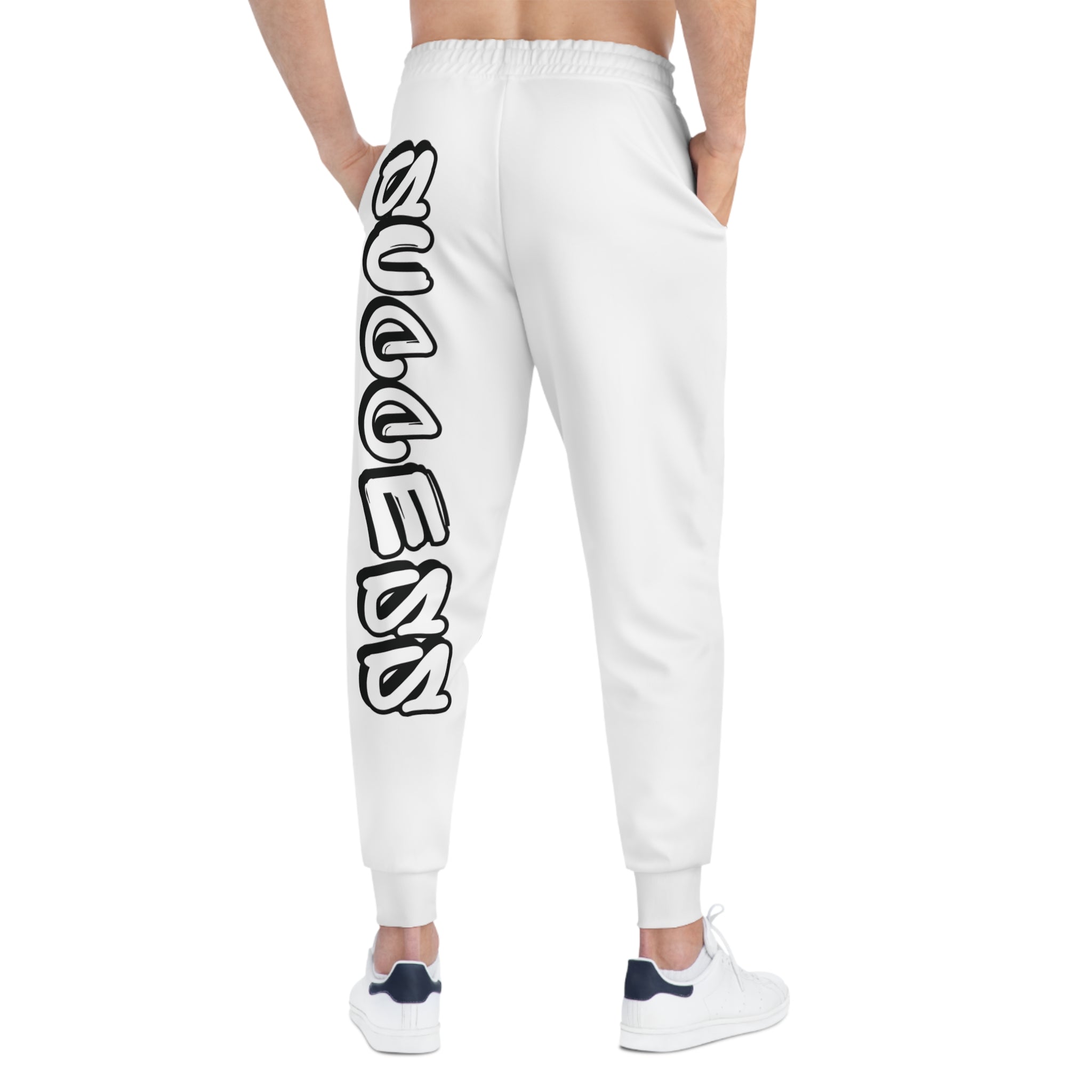 Success and Failure White Athletic Joggers - Ver.1