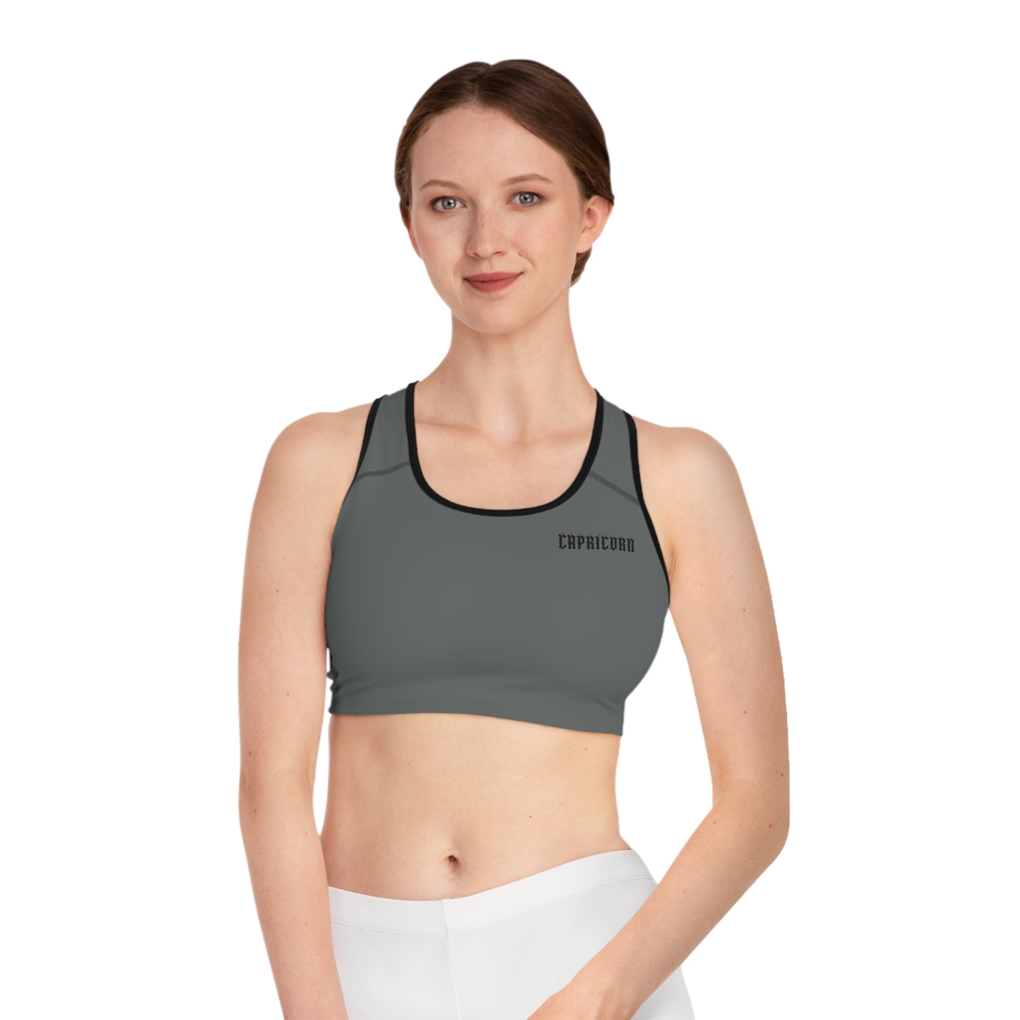 Capricorn Dark Grey Sports Bra Ver. 1
