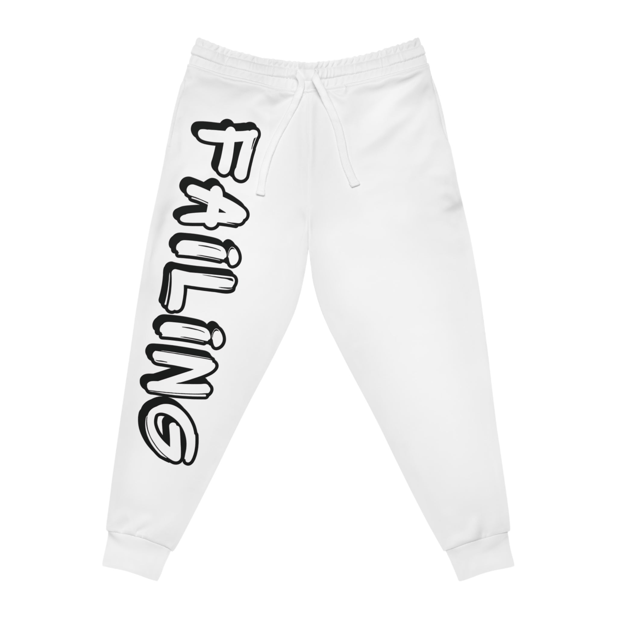 Success and Failure White Athletic Joggers - Ver.1
