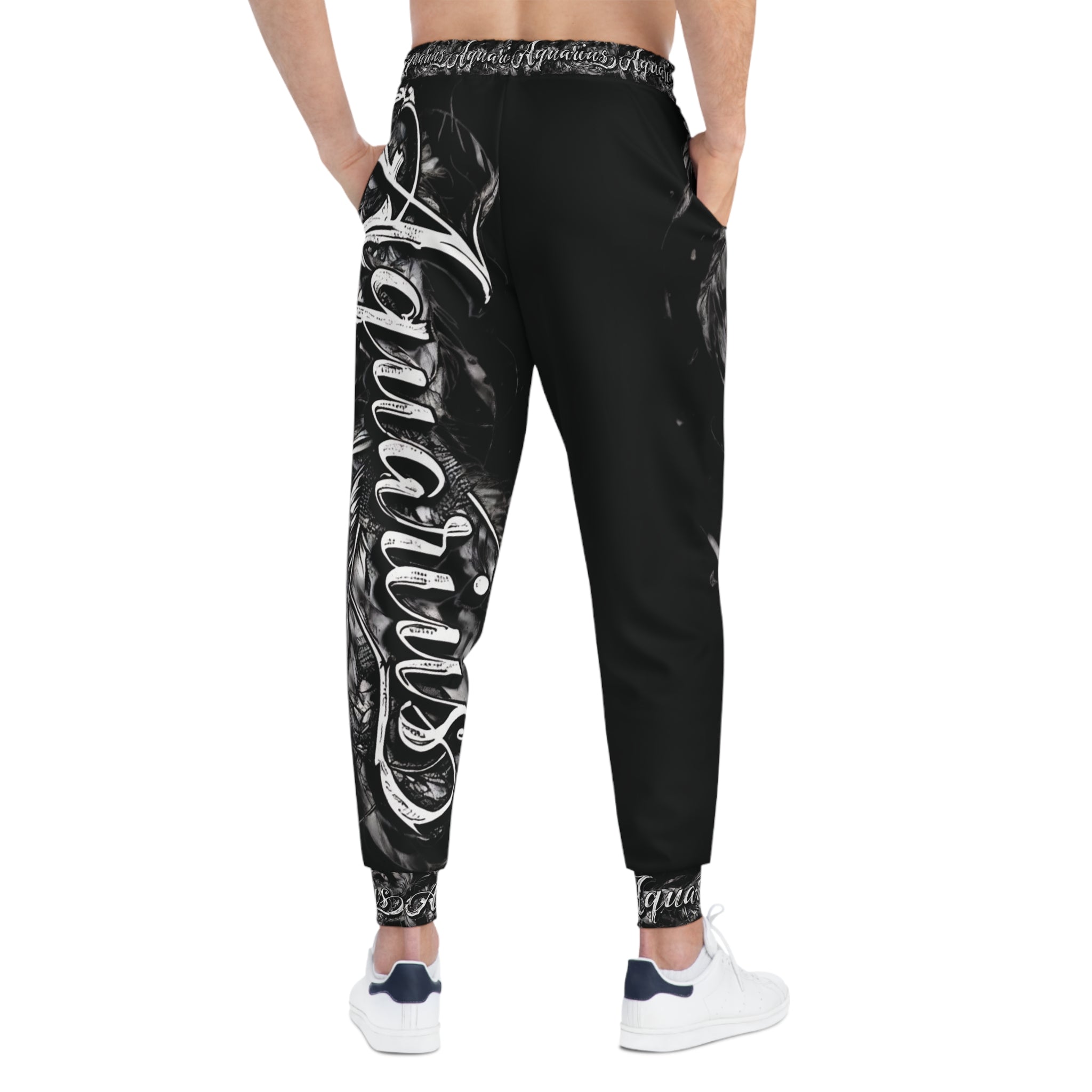 Aquarius Black Athletic Joggers - Ver.1