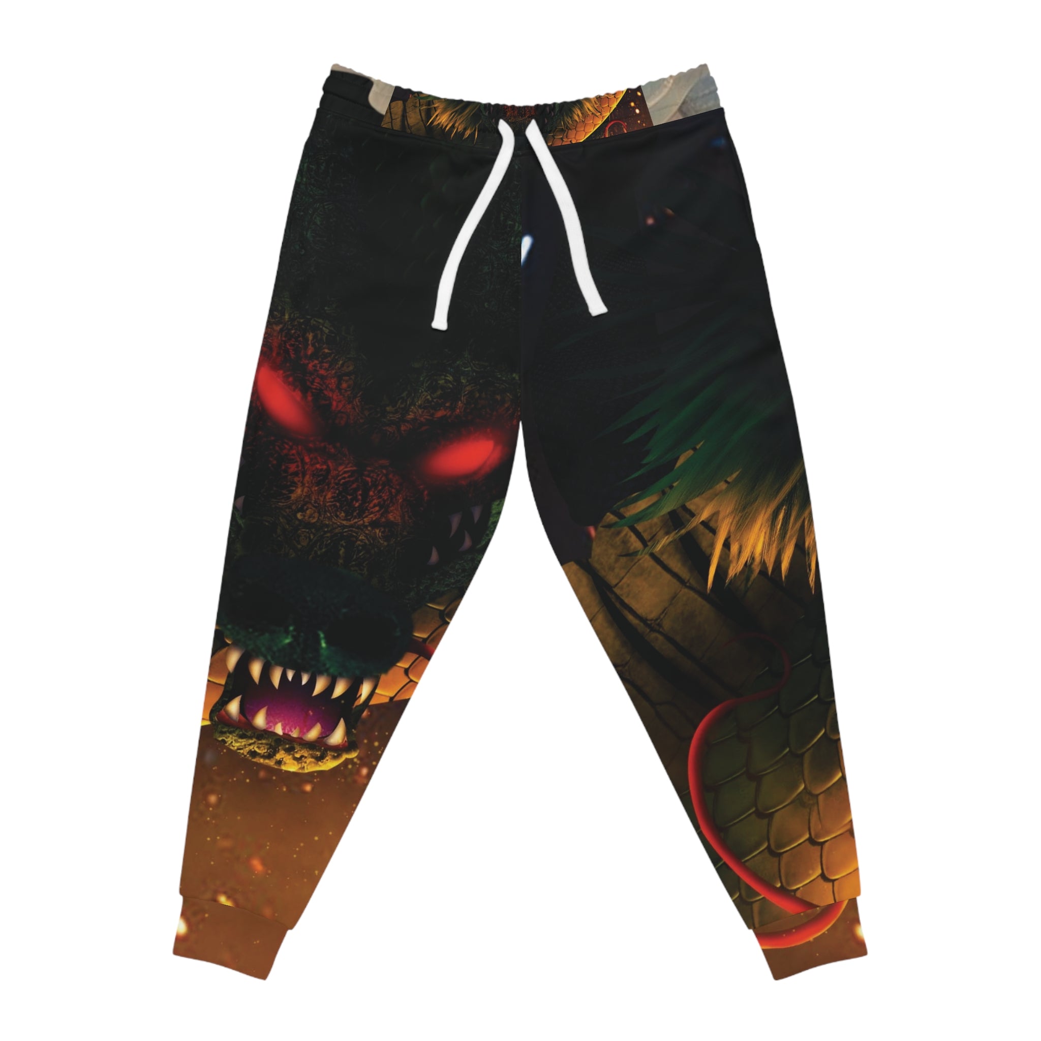 Oriental dragon joggers