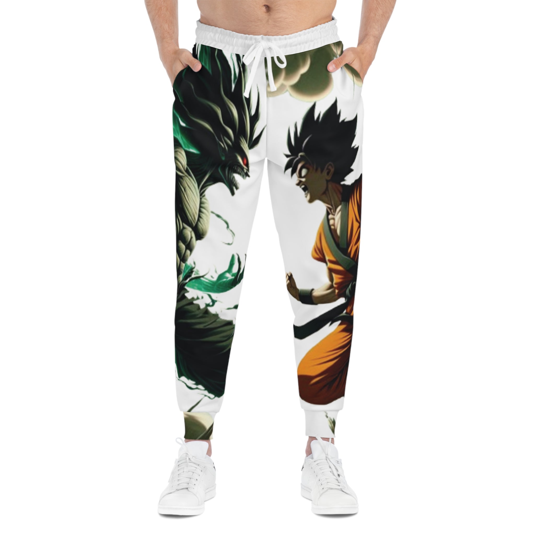 Ultamate Faceoff White Athletic Joggers