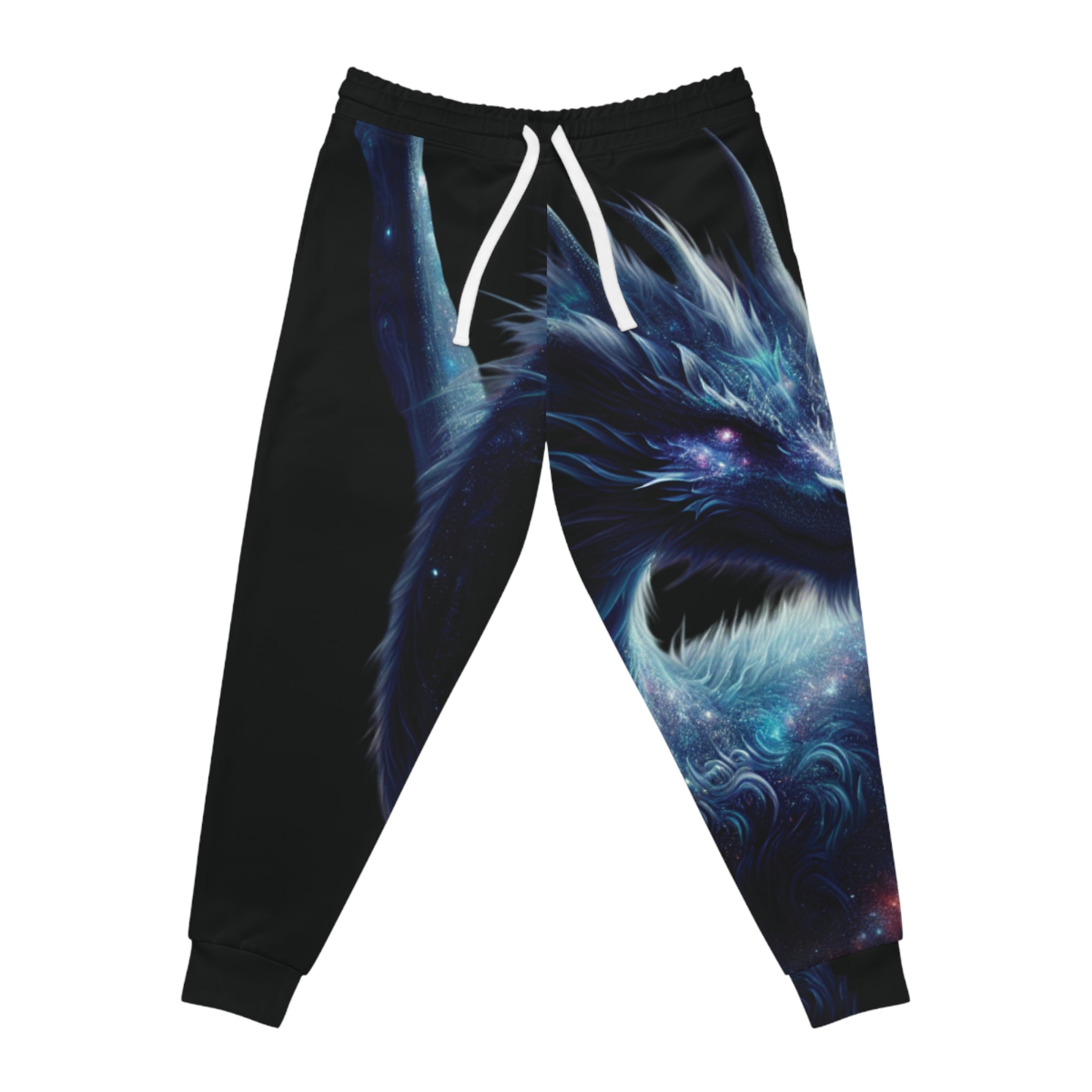 Galaxy Dragon Black Athletic Joggers