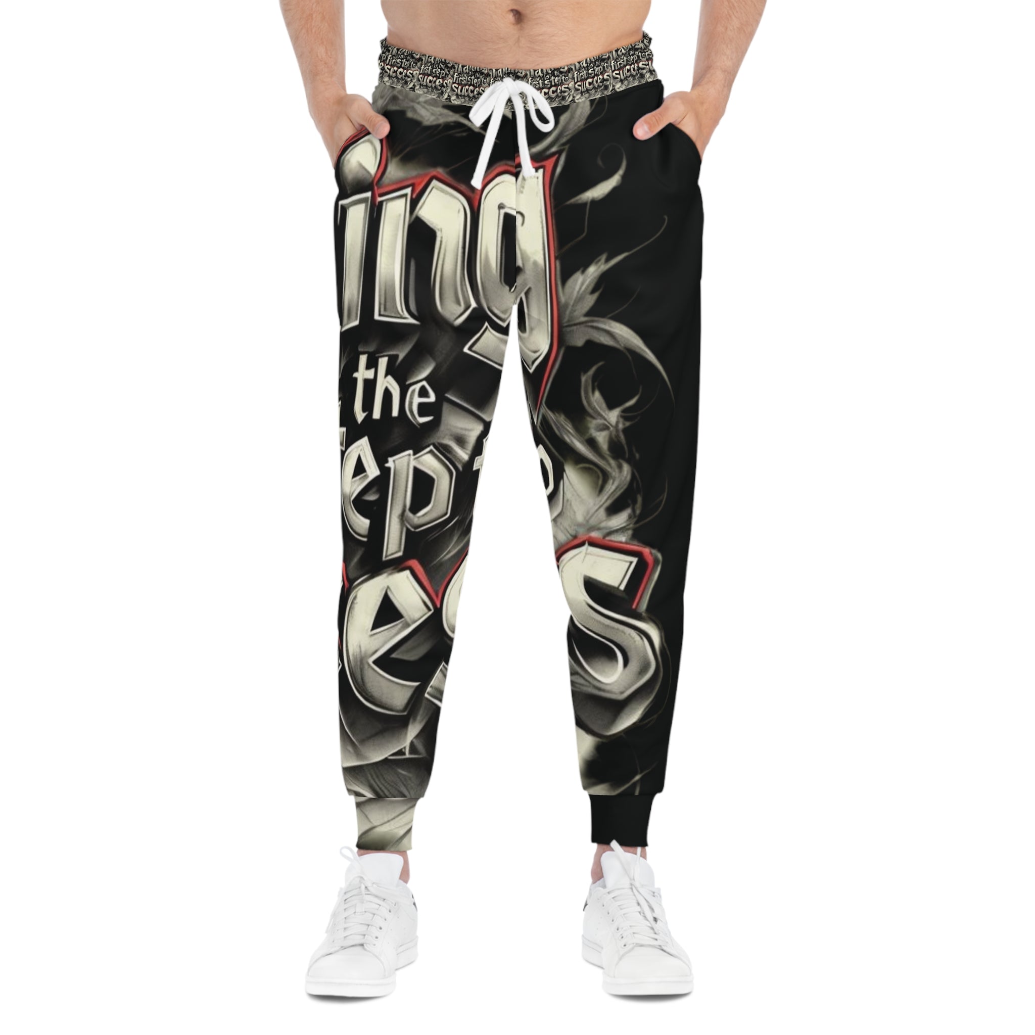 Success and Failure Black Athletic Joggers - Ver.2