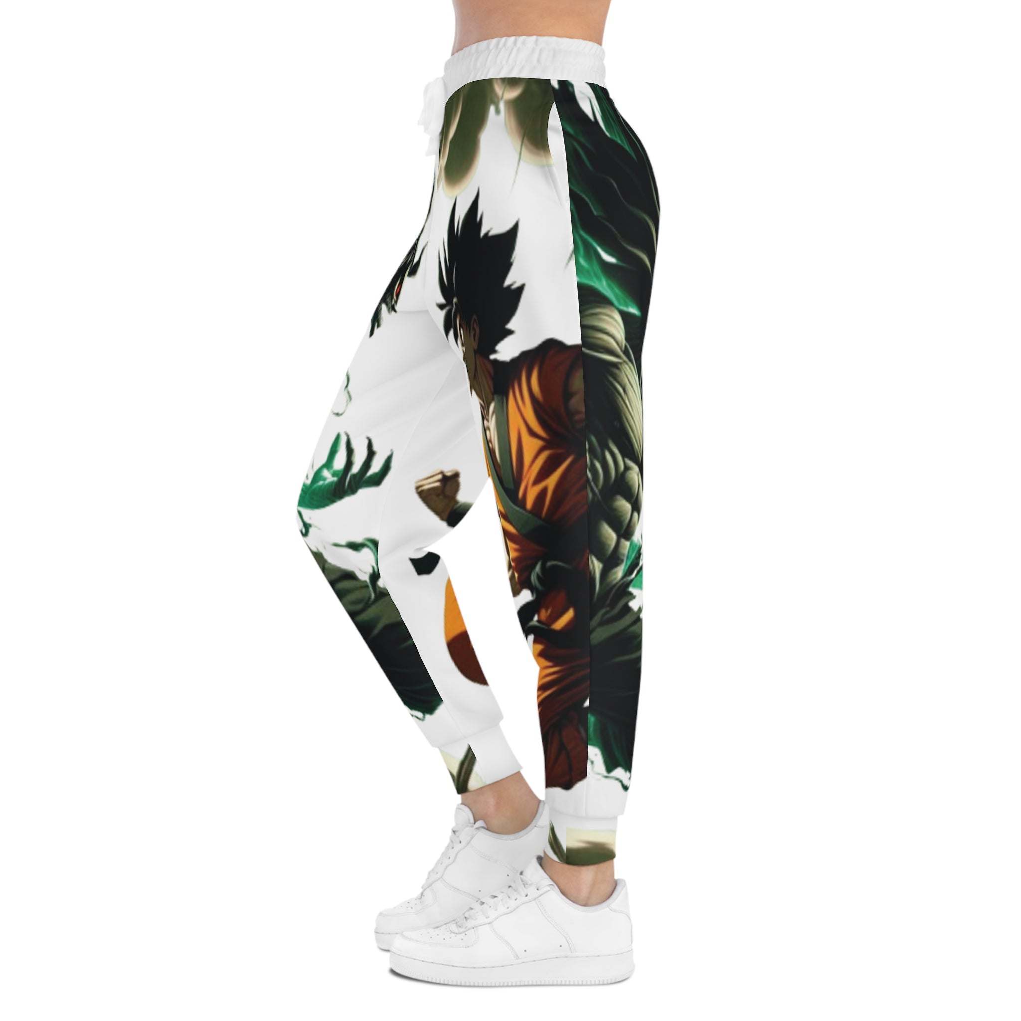 Ultamate Faceoff White Athletic Joggers