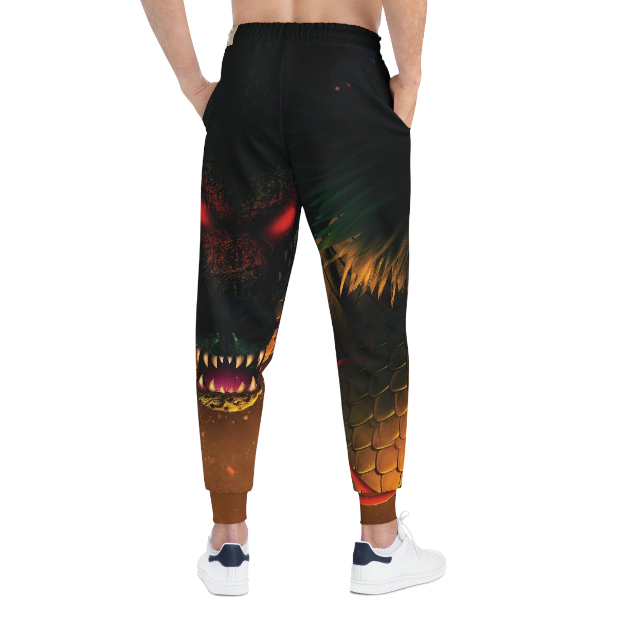 Oriental dragon joggers