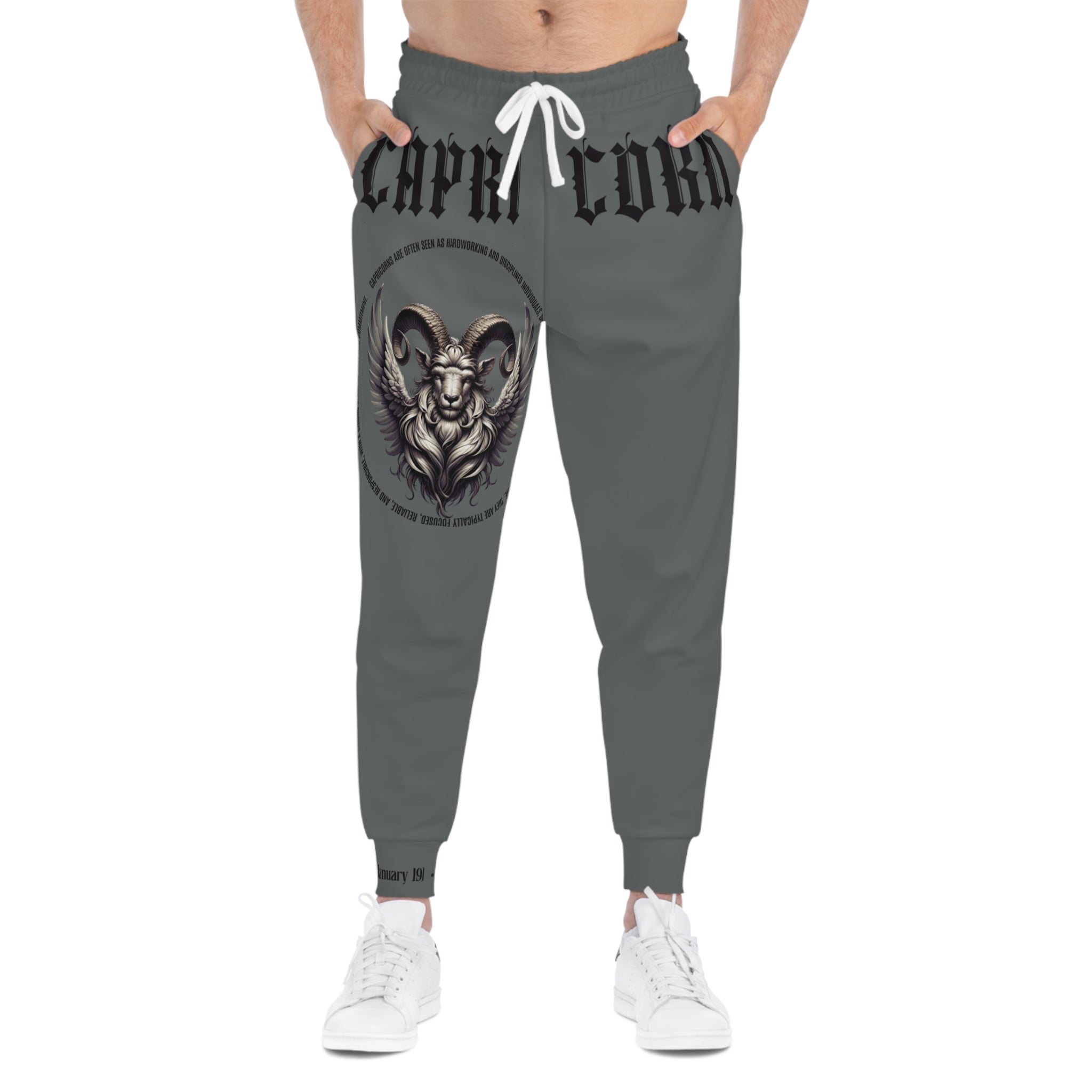 Capricorn Dark Grey Athletic Joggers - Ver. 1