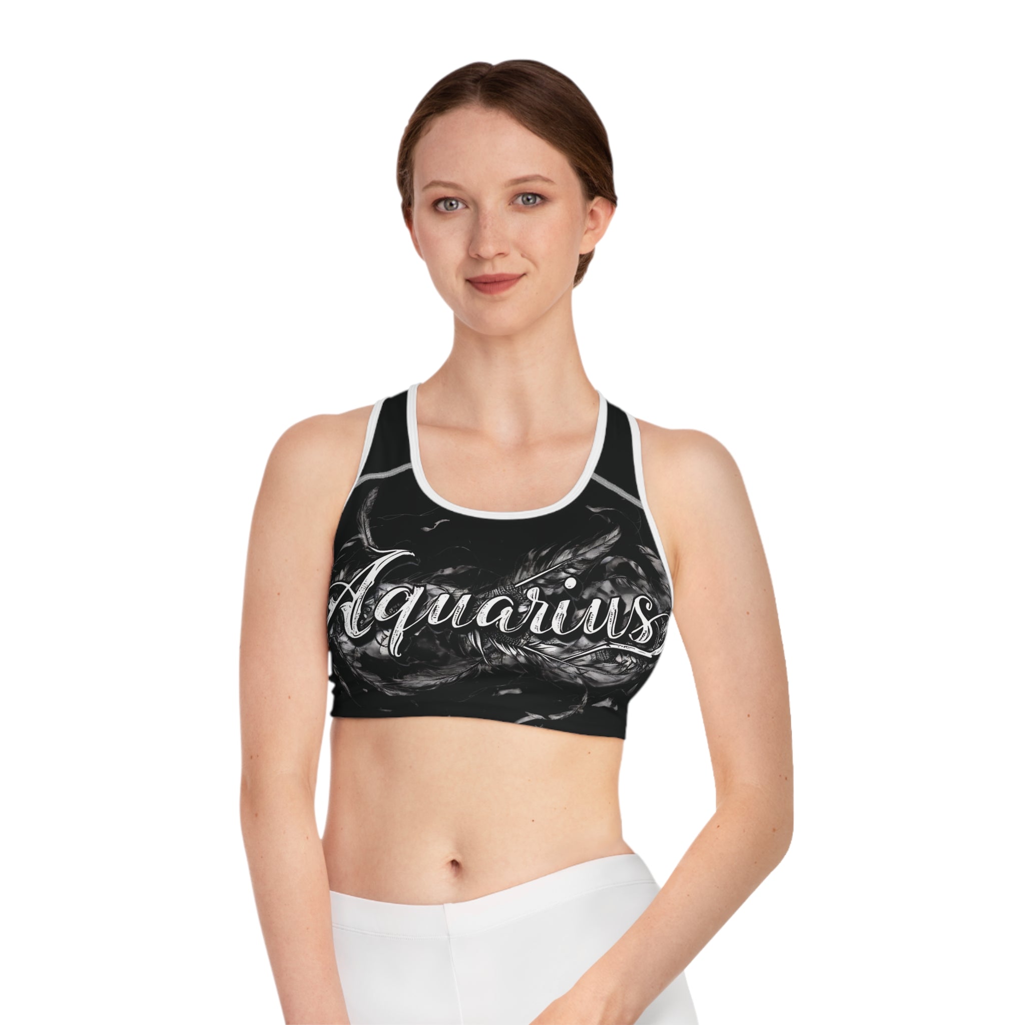 Aquarius Black Sports Bra Ver. 1