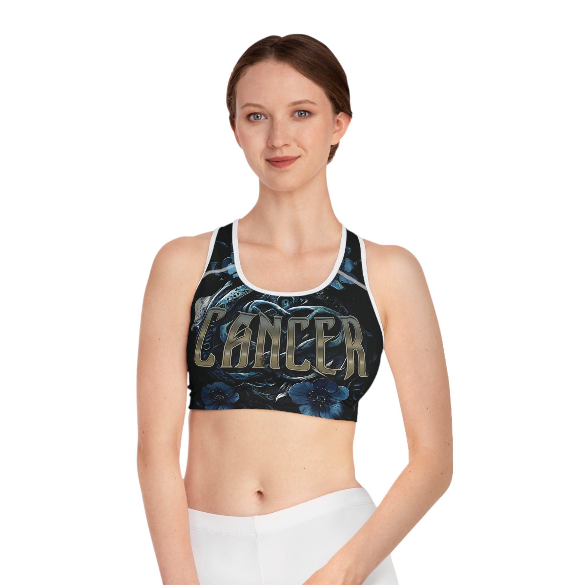 Cancer Black Sports Bra Ver. 1