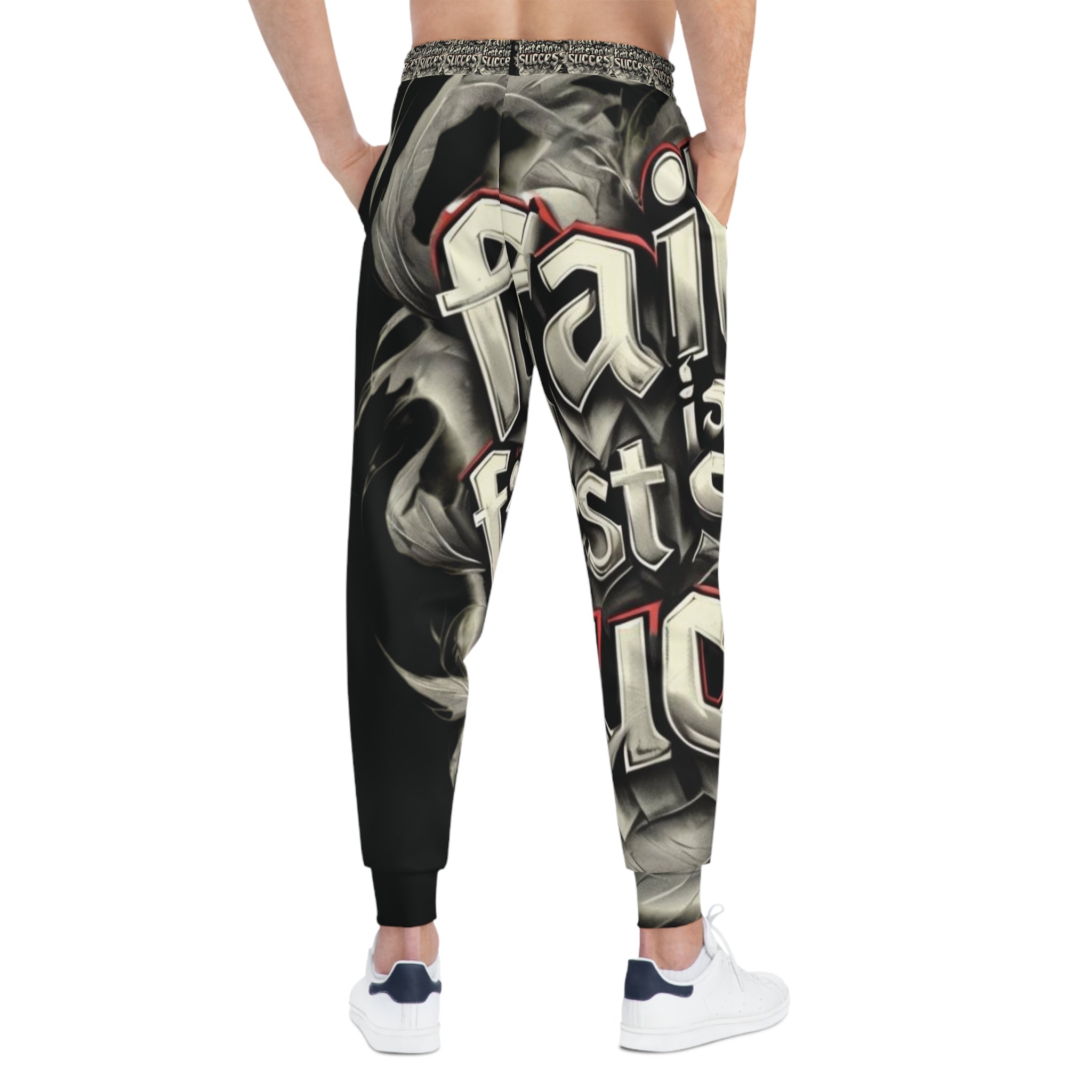 Success and Failure Black Athletic Joggers - Ver.2