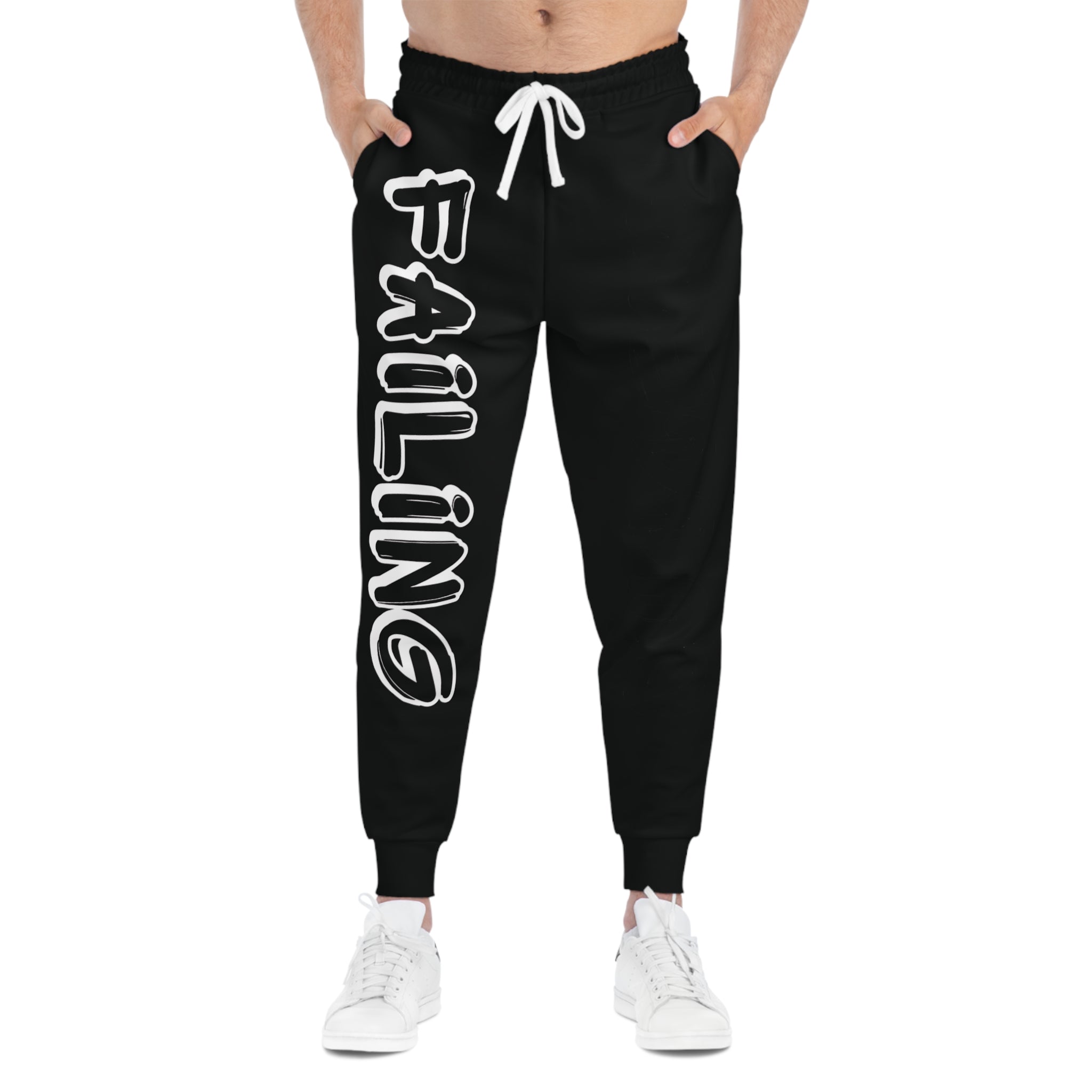 Success and Failure Black Athletic Joggers - Ver.1