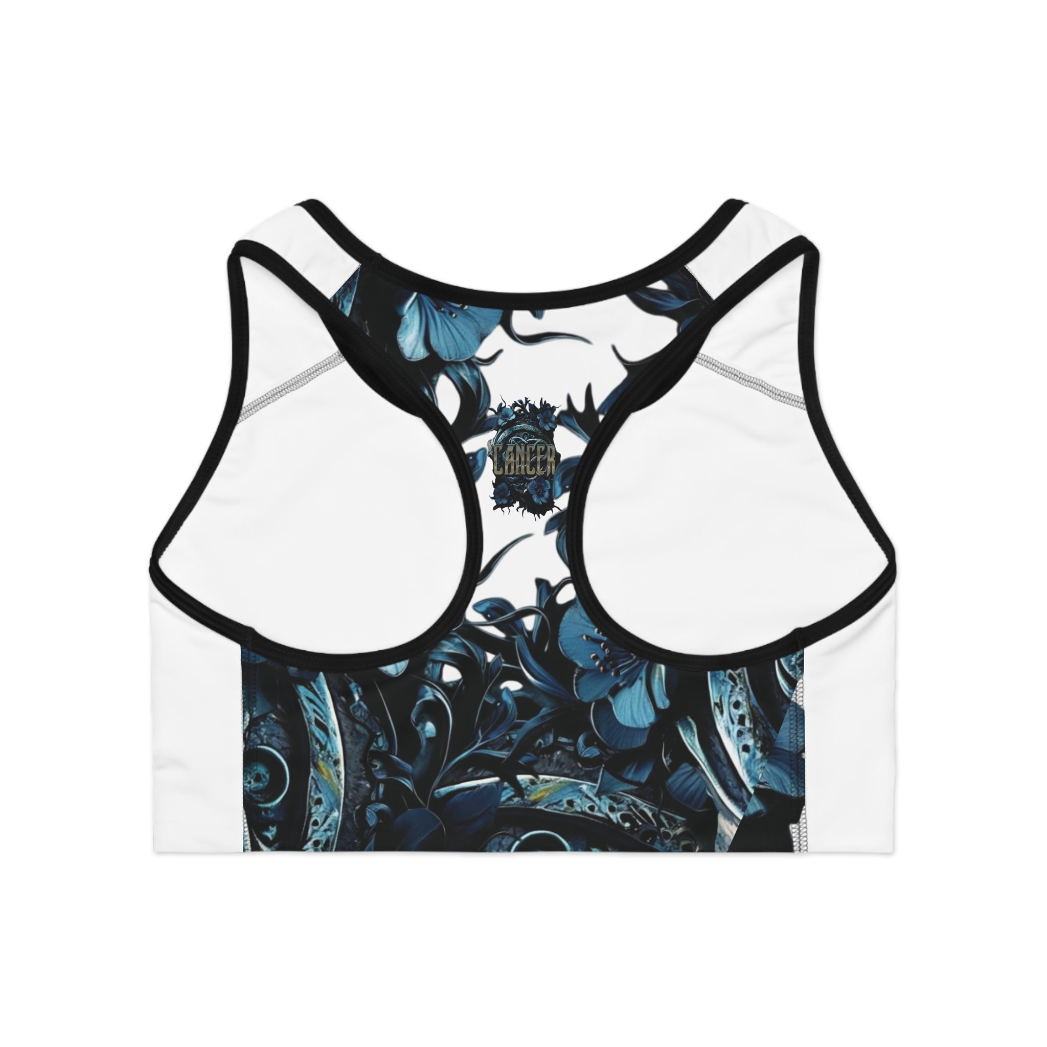 Cancer White Sports Bra Ver. 1